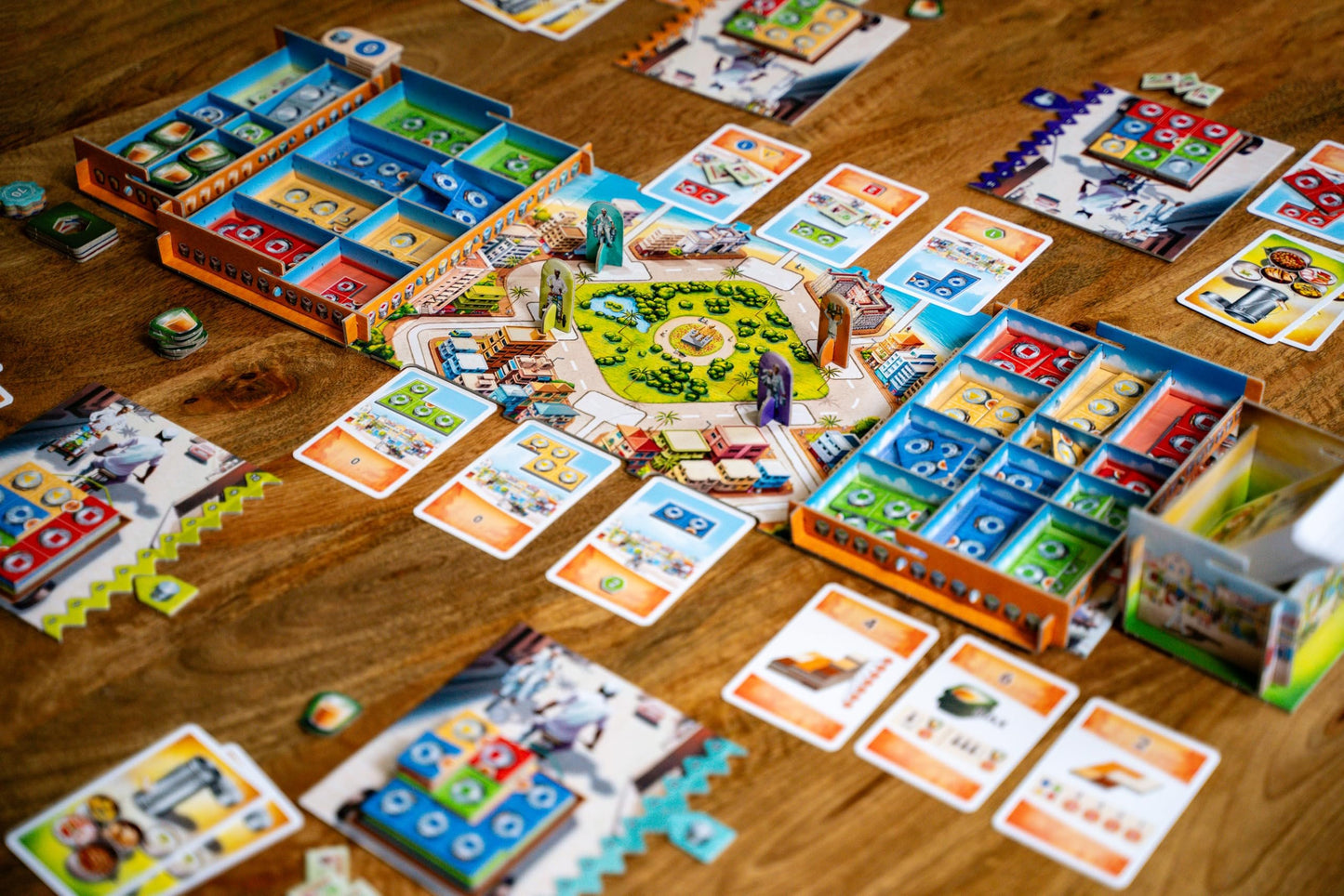Queen Games Dabba Walla - Mumbai Food Express Strategy Board Game 2-4 Players, Family Board Game