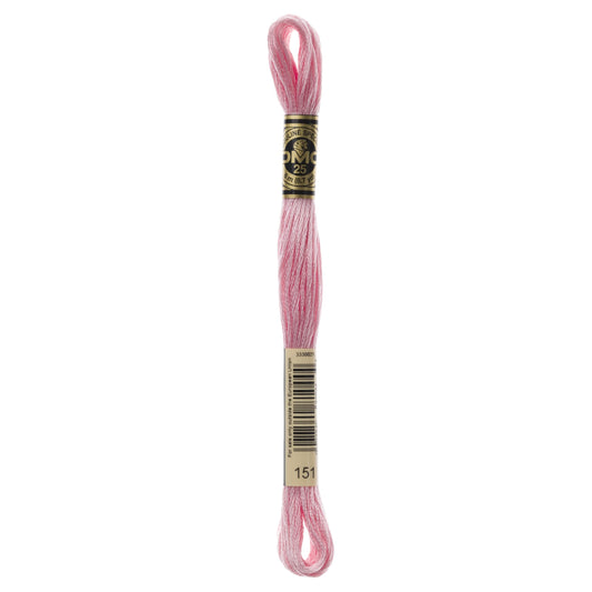 DMC Thread 6-Strand Embroidery Cotton 8.7 Yards Very Light Dusty Rose Lighter Than 3354 117-151 (12-Pack)