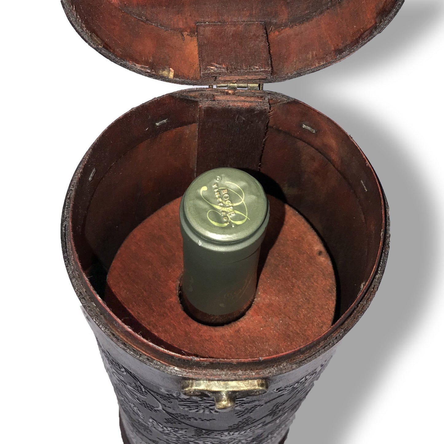 Allgala Wooden Wine Bottle Box with Antique Finish