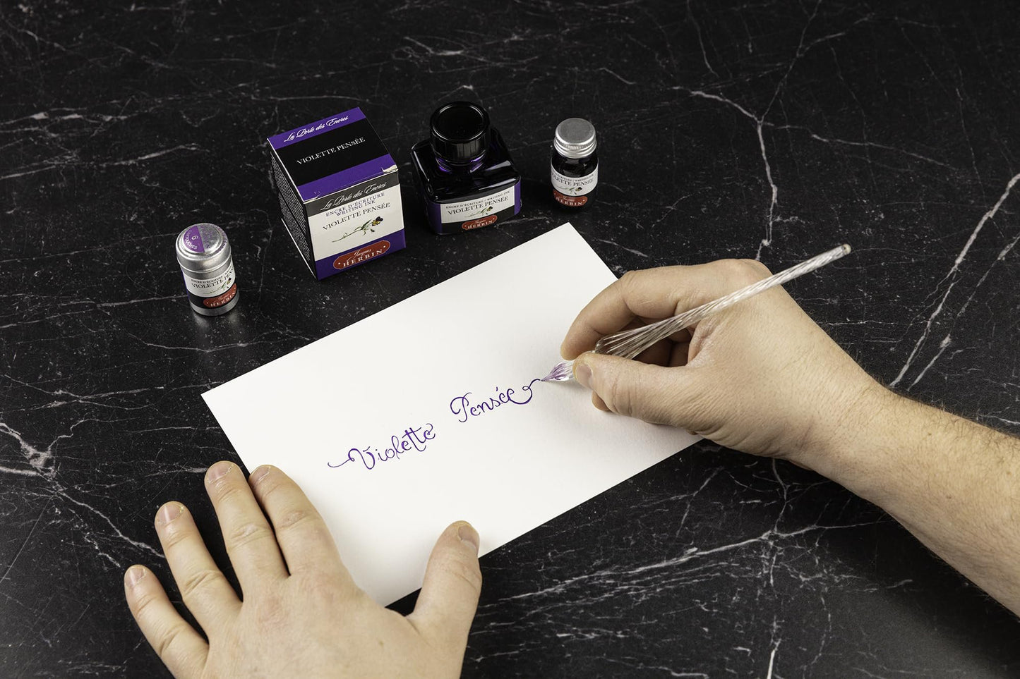 J. Herbin Fountn Pen Ink 30Ml Violette Pensee