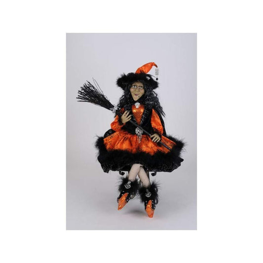 Karen Didion Lady Halloween Witch Figurine, 24 Inches, HA26-13
