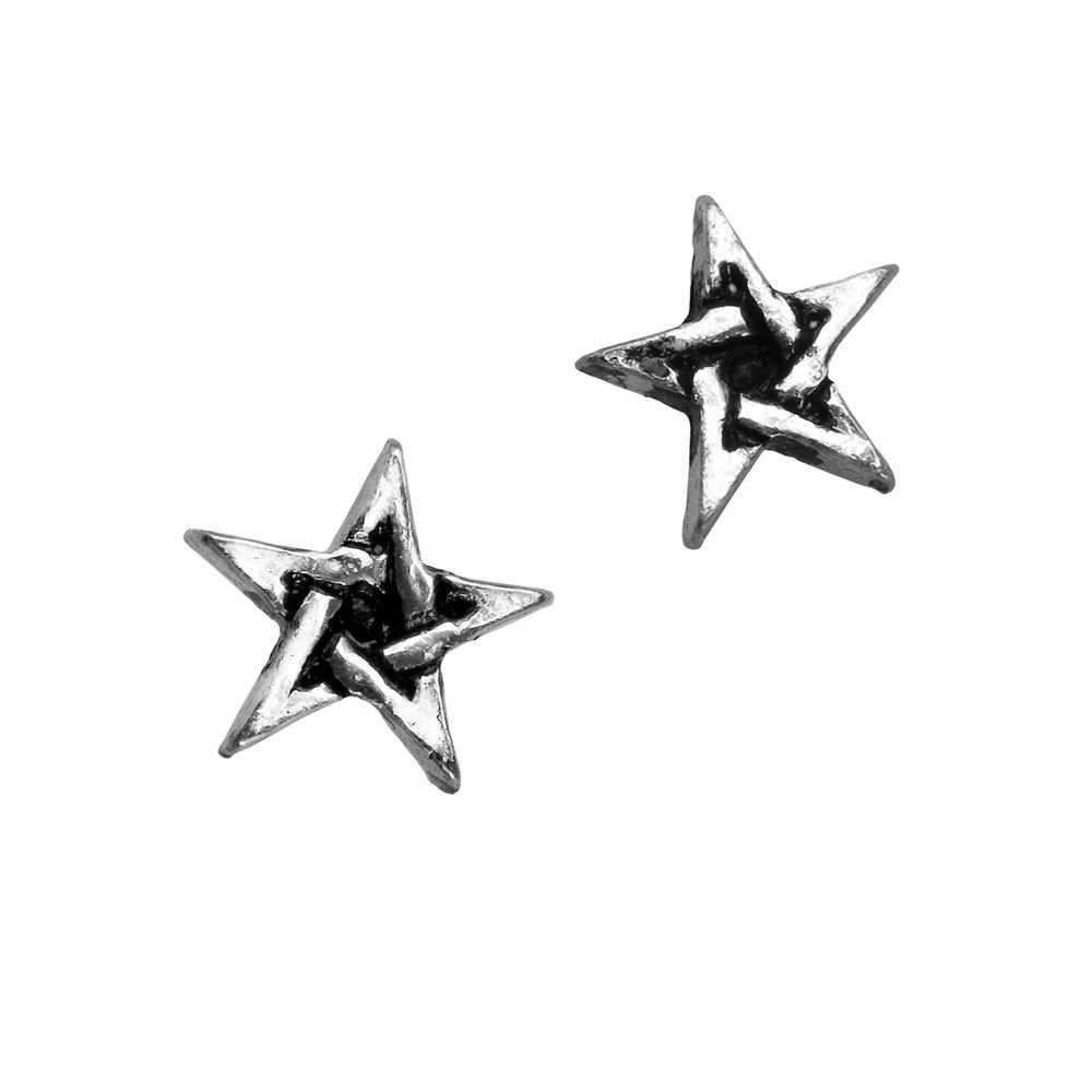 Alchemy Metal-Wear E164 - Pentagram -Earrings