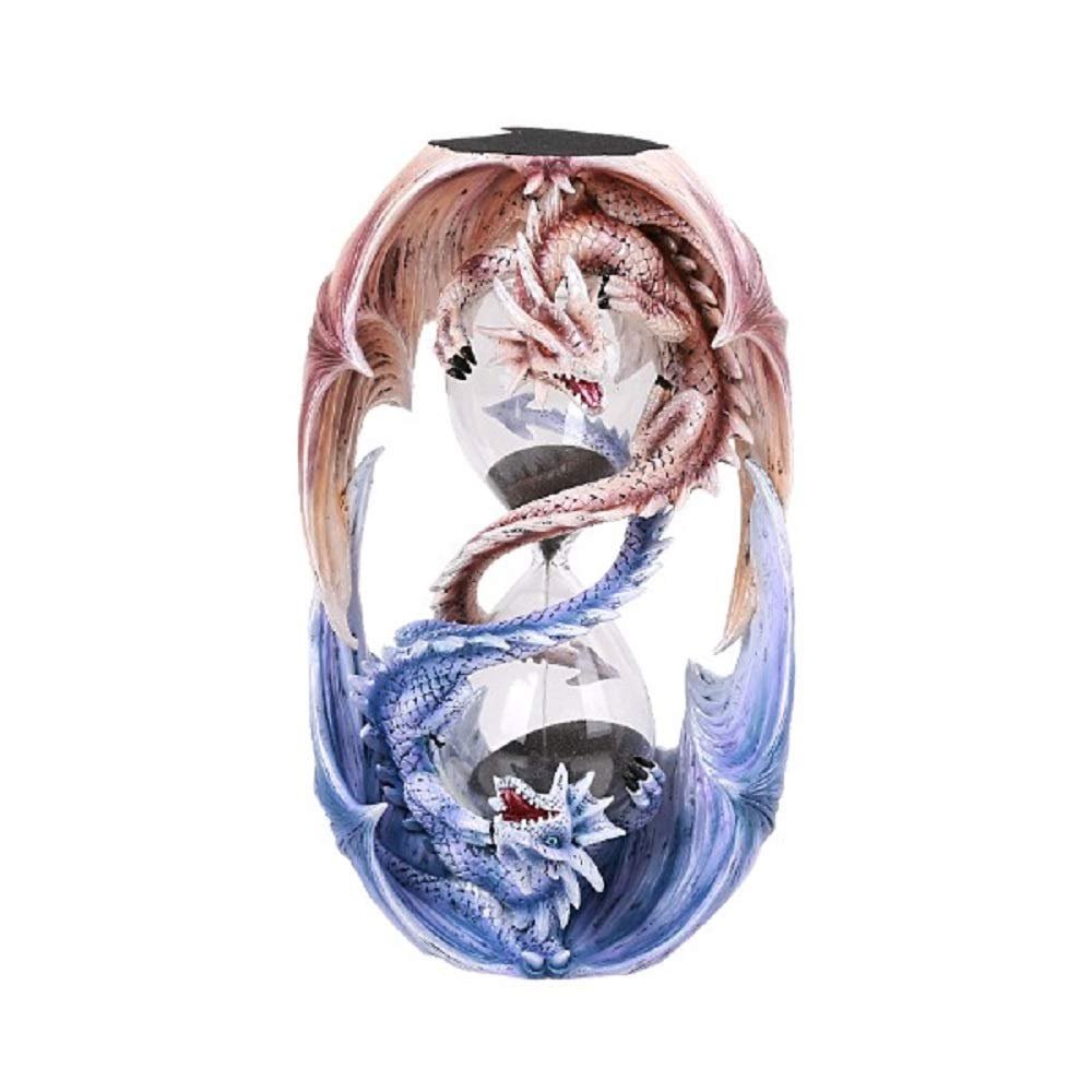 Pacific Giftware Anne Stokes Age of Dragons Dual Winged Dragons Sand Timer Home Tabletop Decorative Resin Figurine