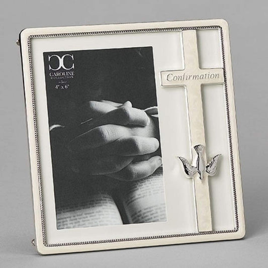 Roman Giftware Inc., Caroline Collection, Confirmation, 7.25" H Confirmation Frame 4X6,Religious, Inspirational, Durable (6x1x7)