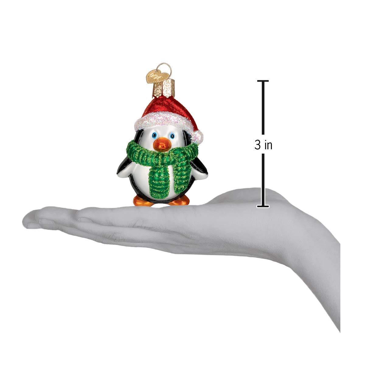 Old World Christmas Glass Blown Penguin Ornaments
