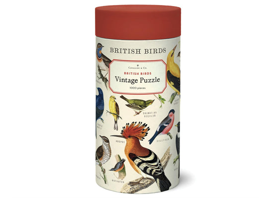 Cavallini Papers & Co. 1,000 Piece Puzzle, British Birds (PZL/BRDBRT)