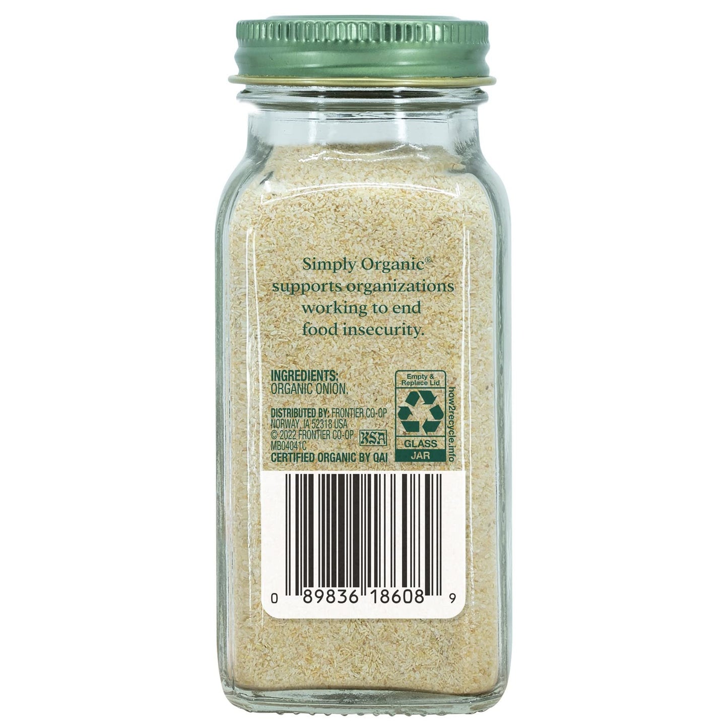 Simply Organic White Onion Powder, Certified Organic | 3 oz | Allium cepa