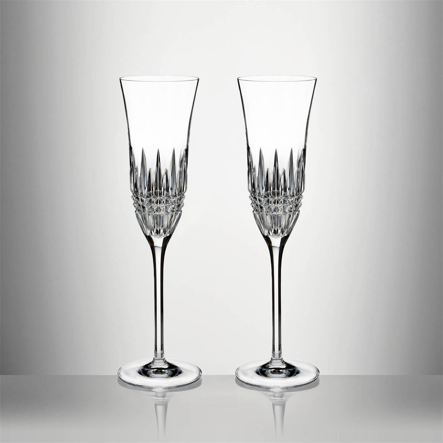 Waterford Lismore Diamond Essence Champagne Flute, Set of 2