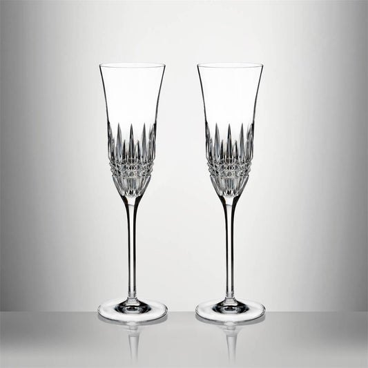 Waterford Lismore Diamond Essence Champagne Flute, Set of 2
