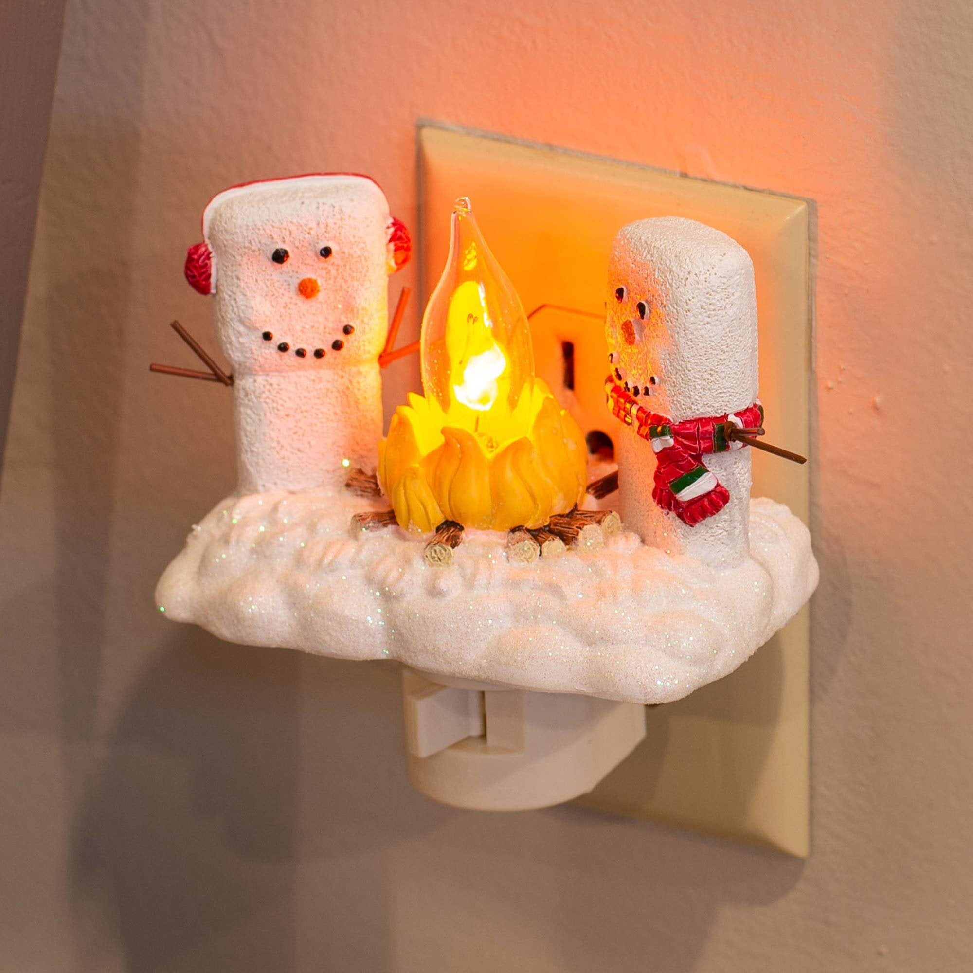Roman Marshmallow Holly Night Light - Thumbnail 3