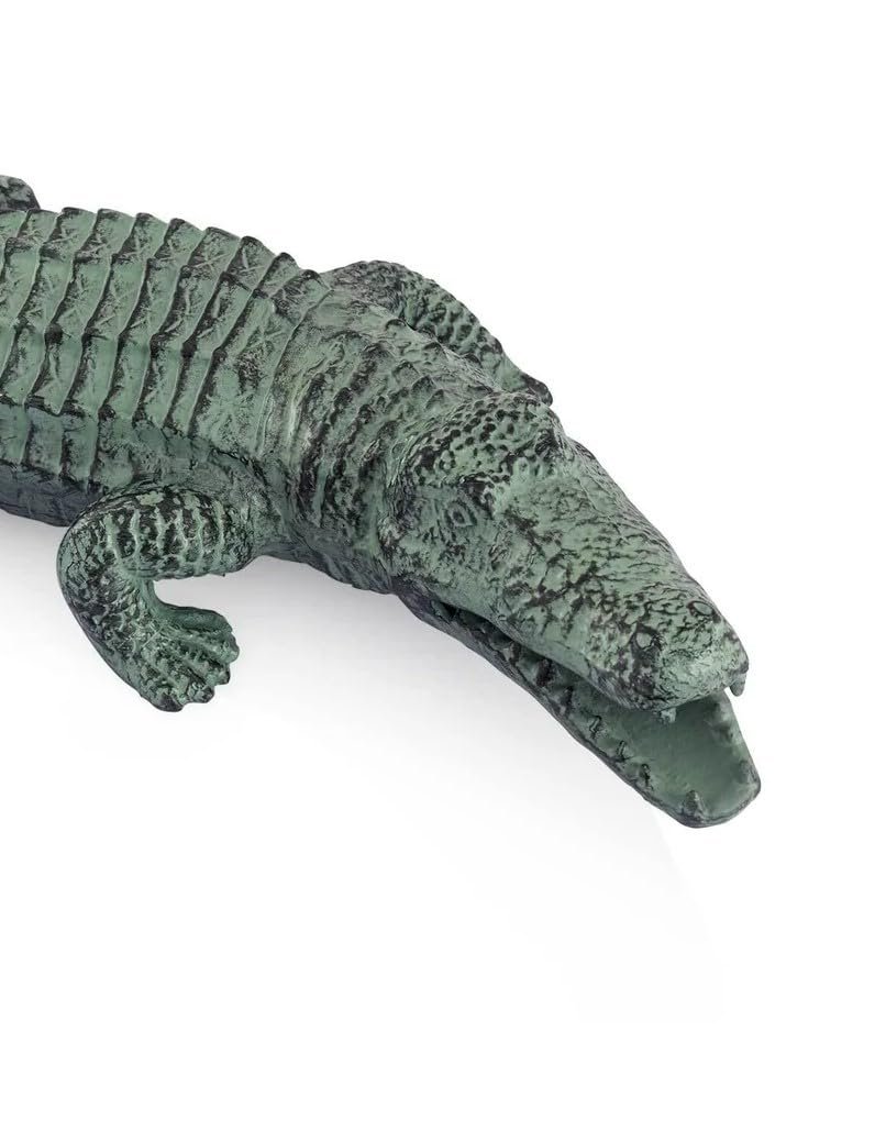SPI Home Mean Old Alligator Aluminum Statue Outdoor Décor