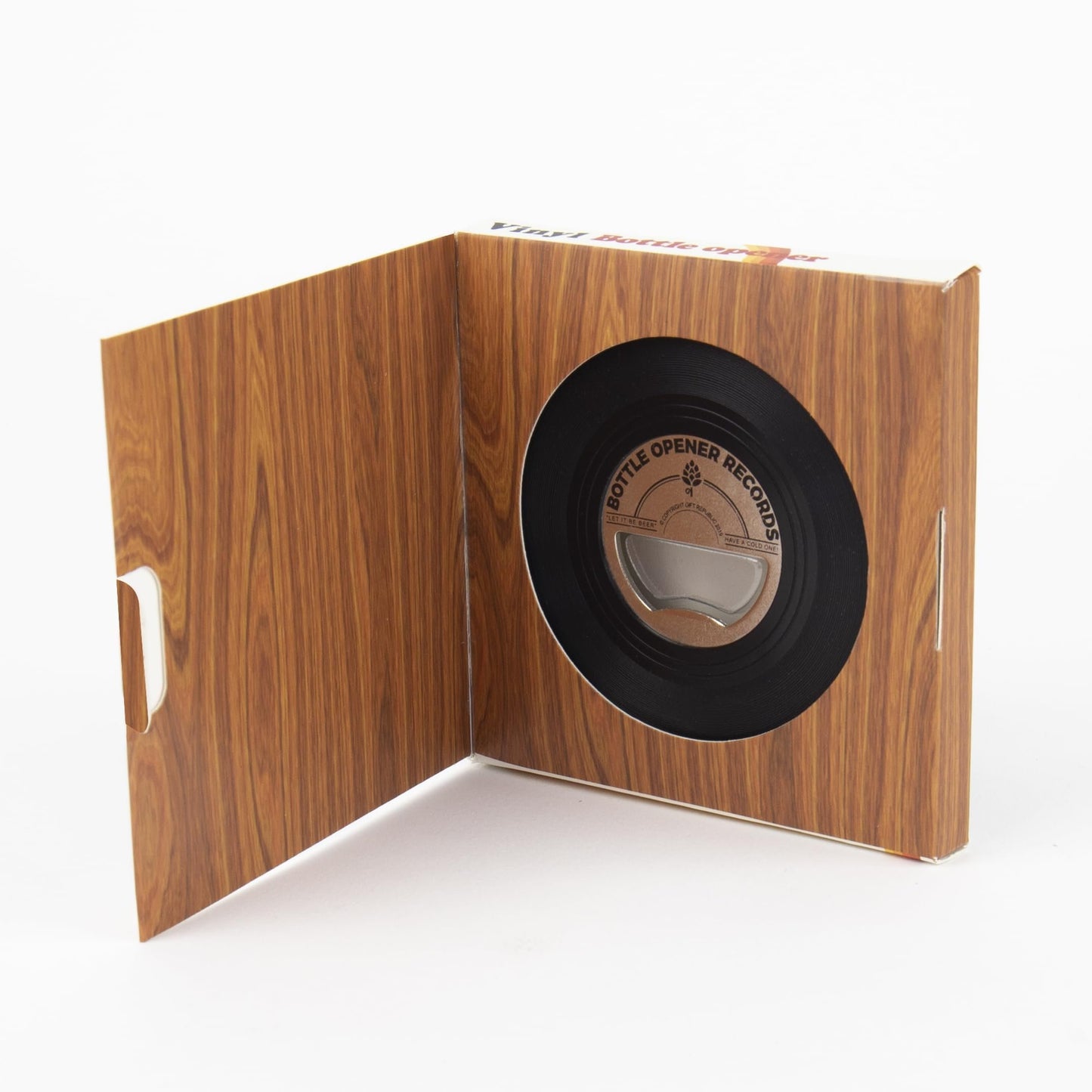 Gift Republic Vinyl Record Shaped Bottle Opener