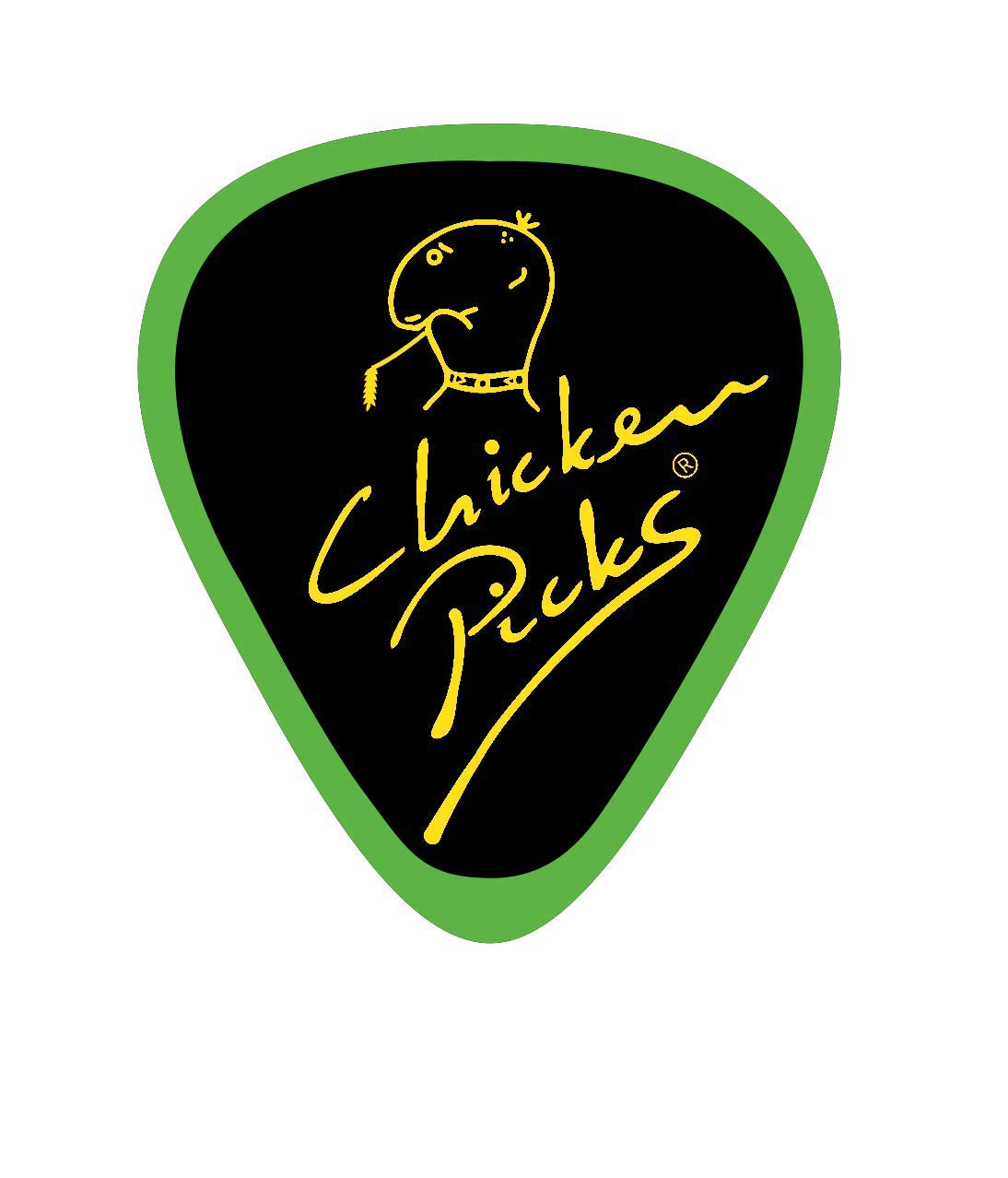ChickenPicks guitar picks 2 x BADAZZ III 3.2mm guitar picks