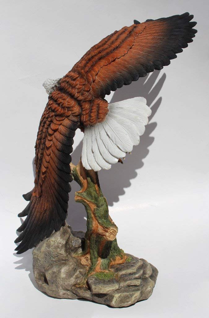 Unicorn Studios WU74890AA Flying Eagle with Color Sculpture