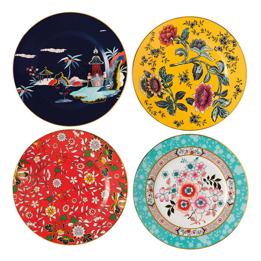 Wedgwood Wonderlust Plate 8 inch Plate Set of 4, multiple