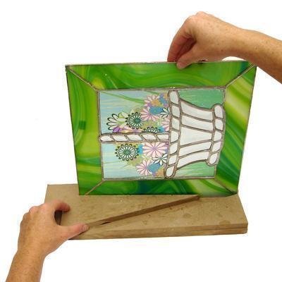 Delphi Glass Panel Vise - Stained Glass Making Supplies - Metal Clamp