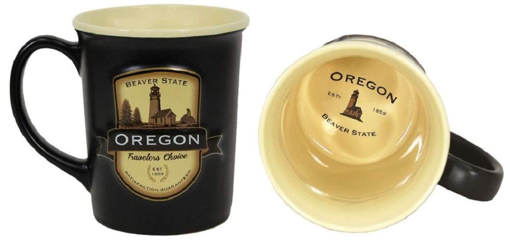 Americaware Oregon 18oz. Emblem Coffee Mug