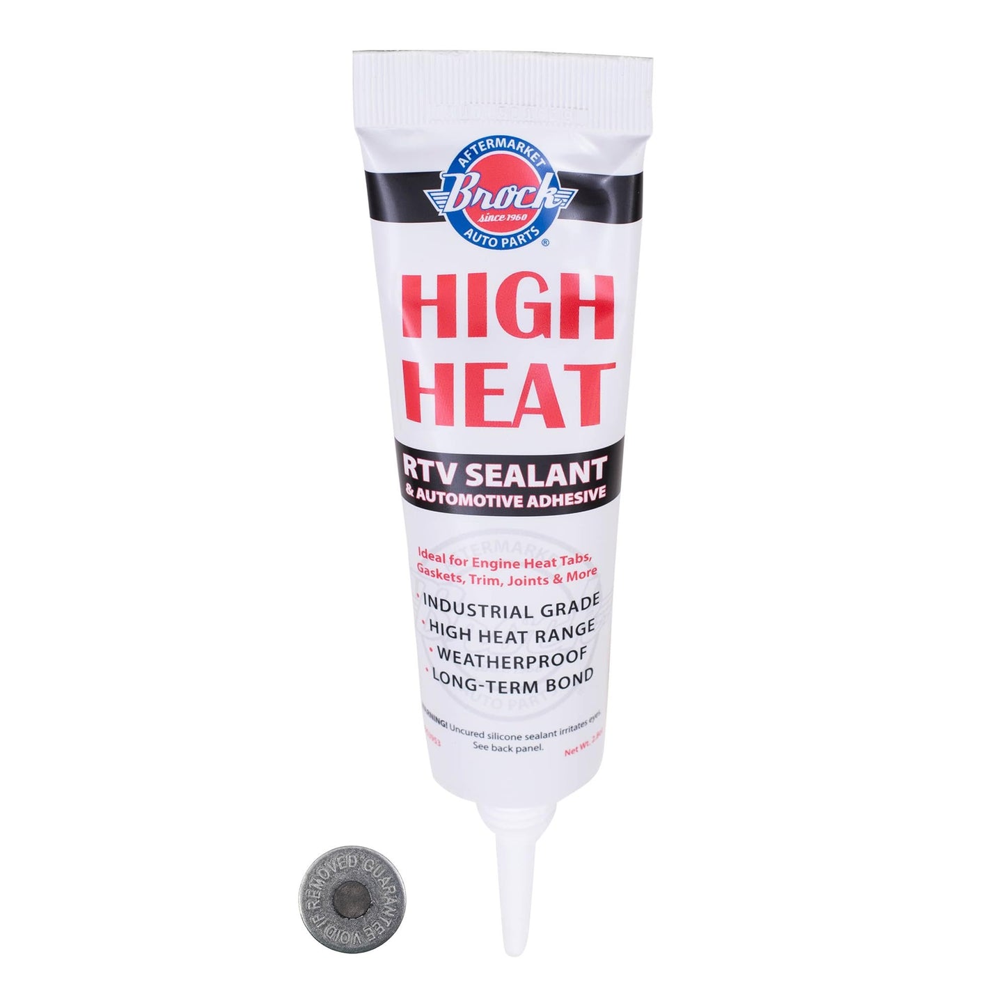 Brock Gasoline/Petrol Engine Heat Tabs with High Heat Adhesive - Guaranteed Accurate - Center Melts At Approximately 260F/126C -100 Heat Tabs Per Tube