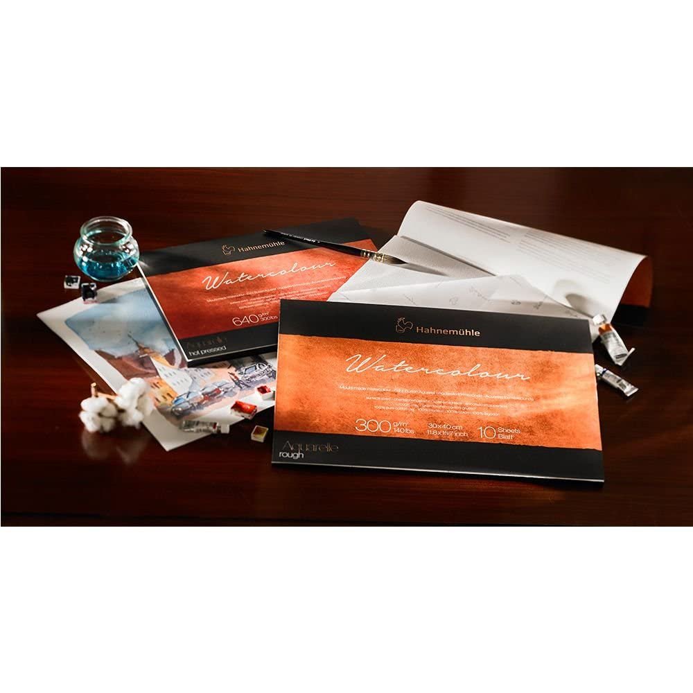 Hahnemuhle Collection Watercolor 300 Block Cold Pressed 14.2x18.9 Inches 300gsm