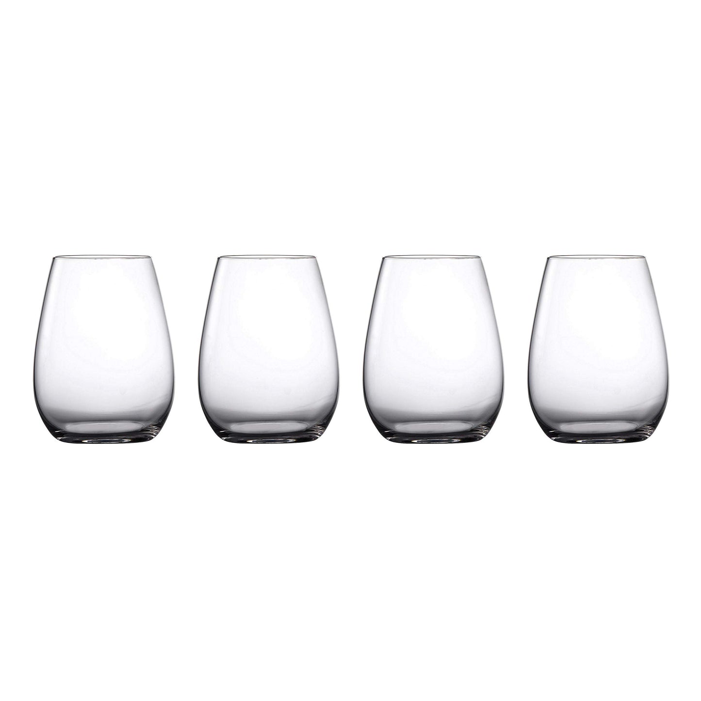 Marquis By Waterford Moments Stemless Wine Glass Set of 4, 18.6 oz, Clear