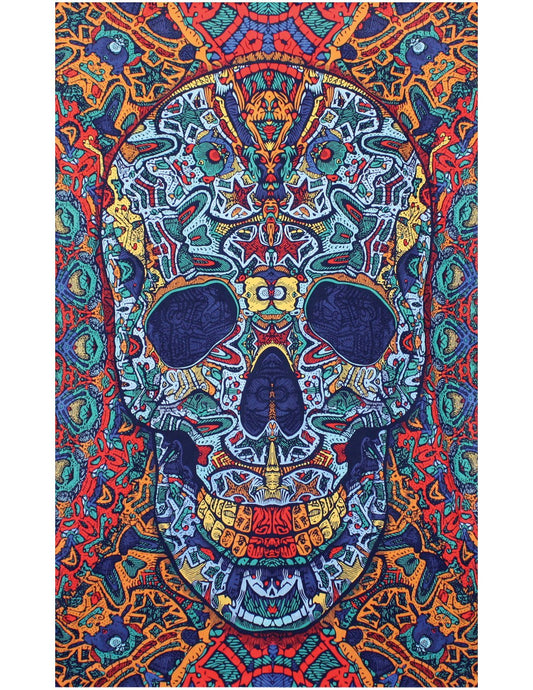 Sunshine Joy® 3D Skull Tapestry - Beach Sheet - Hanging Wall Art