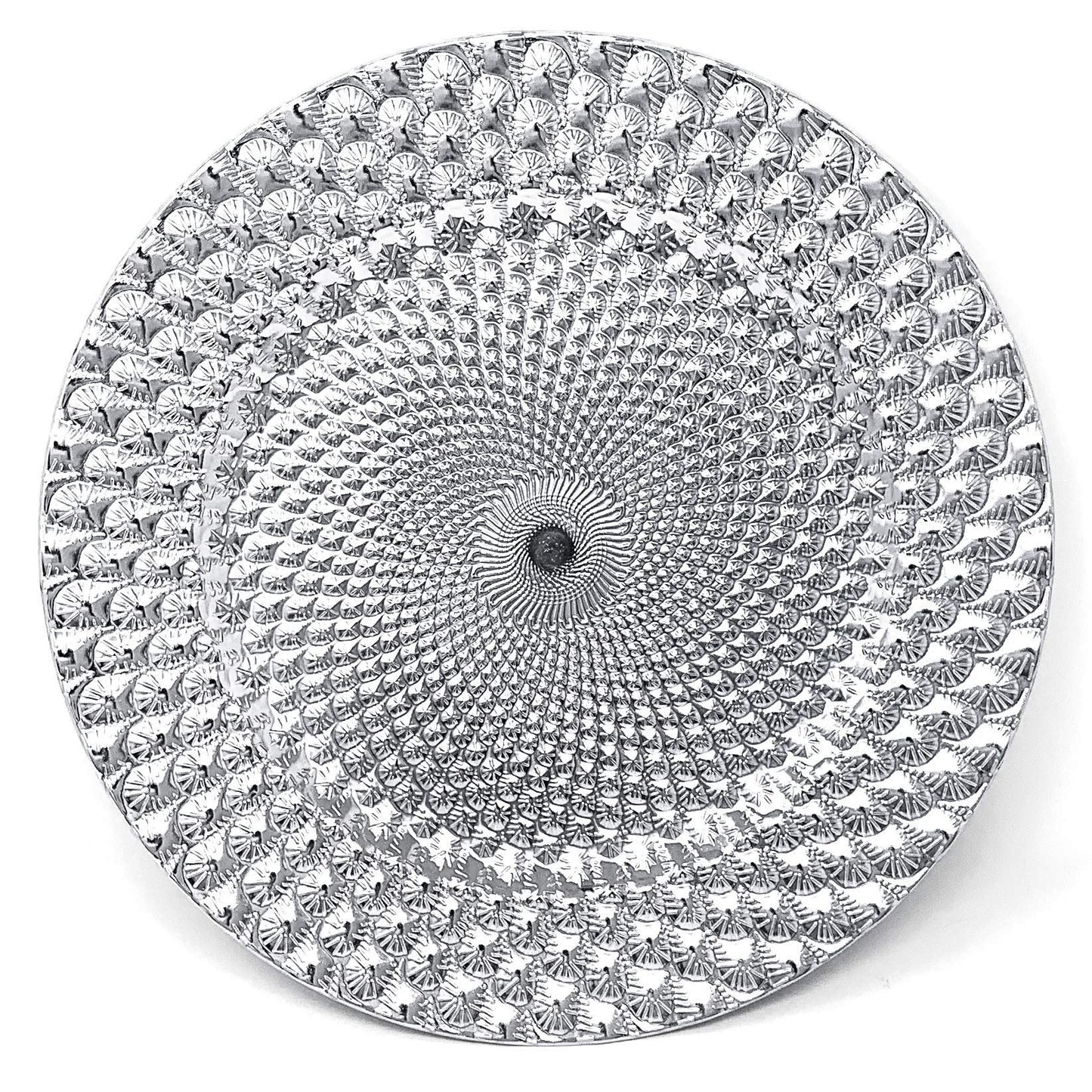 allgala Heavy Quality Round Charger Plates - Elegant Gold Chargers for Dinner Plates