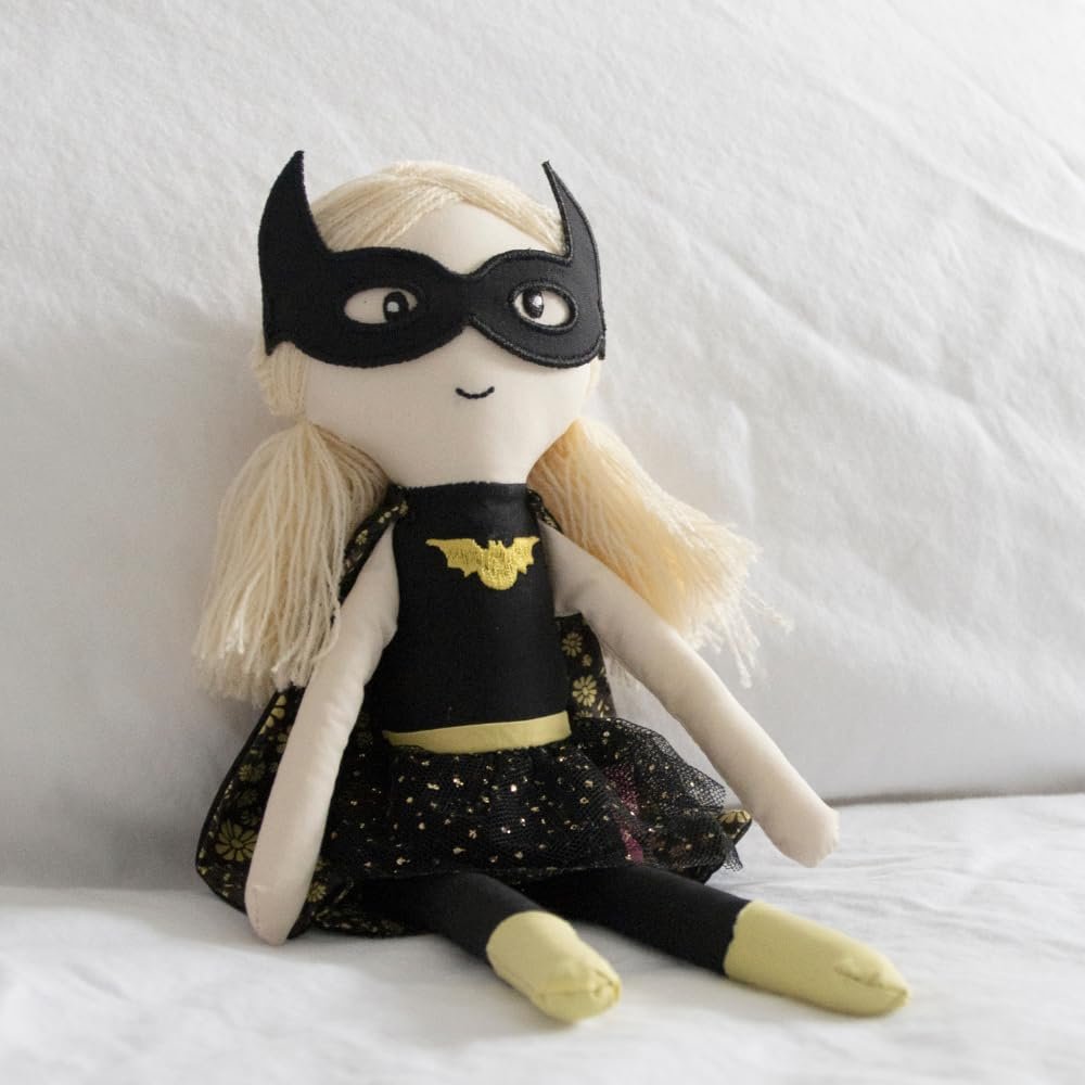Great Pretenders Betty The Batgirl Doll, Batgirl Superhero Doll for Kids, Soft Bodied Doll for Kids