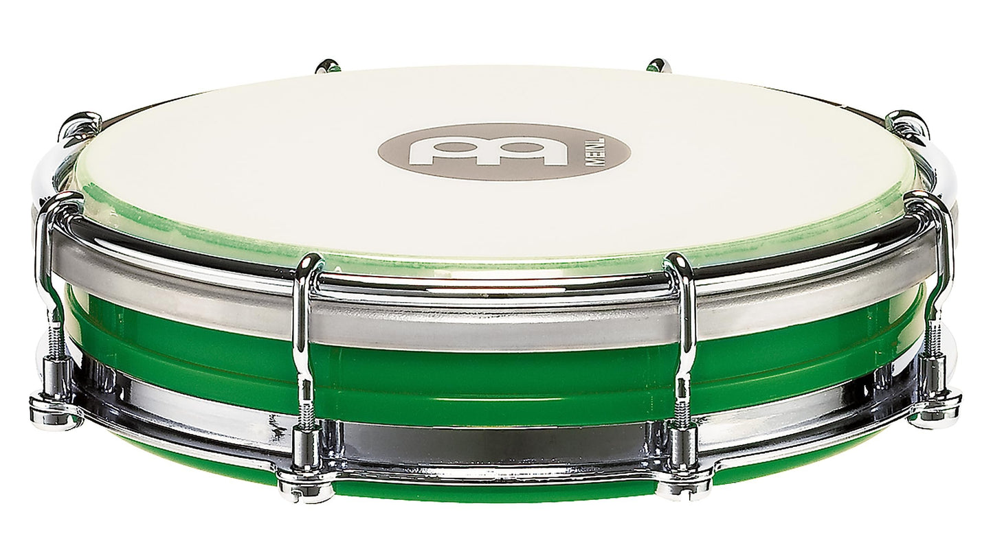 Meinl Percussion Tamborim with Floatune Tuning System-Not Made in China-Black ABS Plastic Body & Synthetic Head