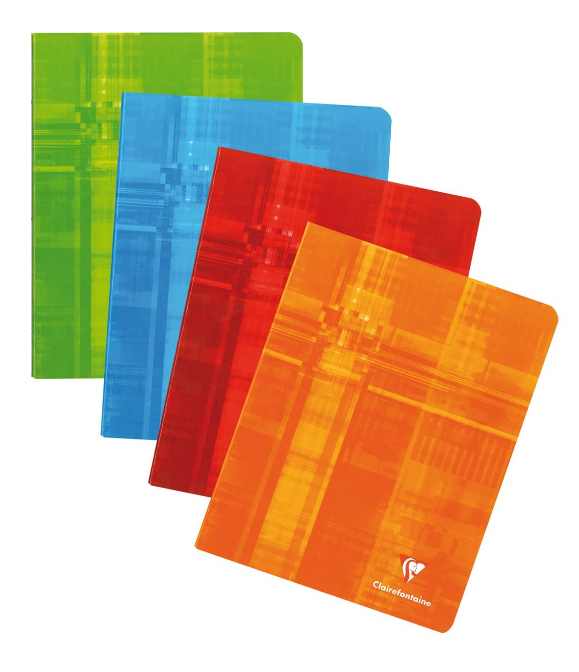 Clairefontaine Staplebound Notebook - Ruled w/ margin 48 sheets - 6 1/2 x 8 1/4 - Sold Individually (Assorted Cover Color Chosen at Random)