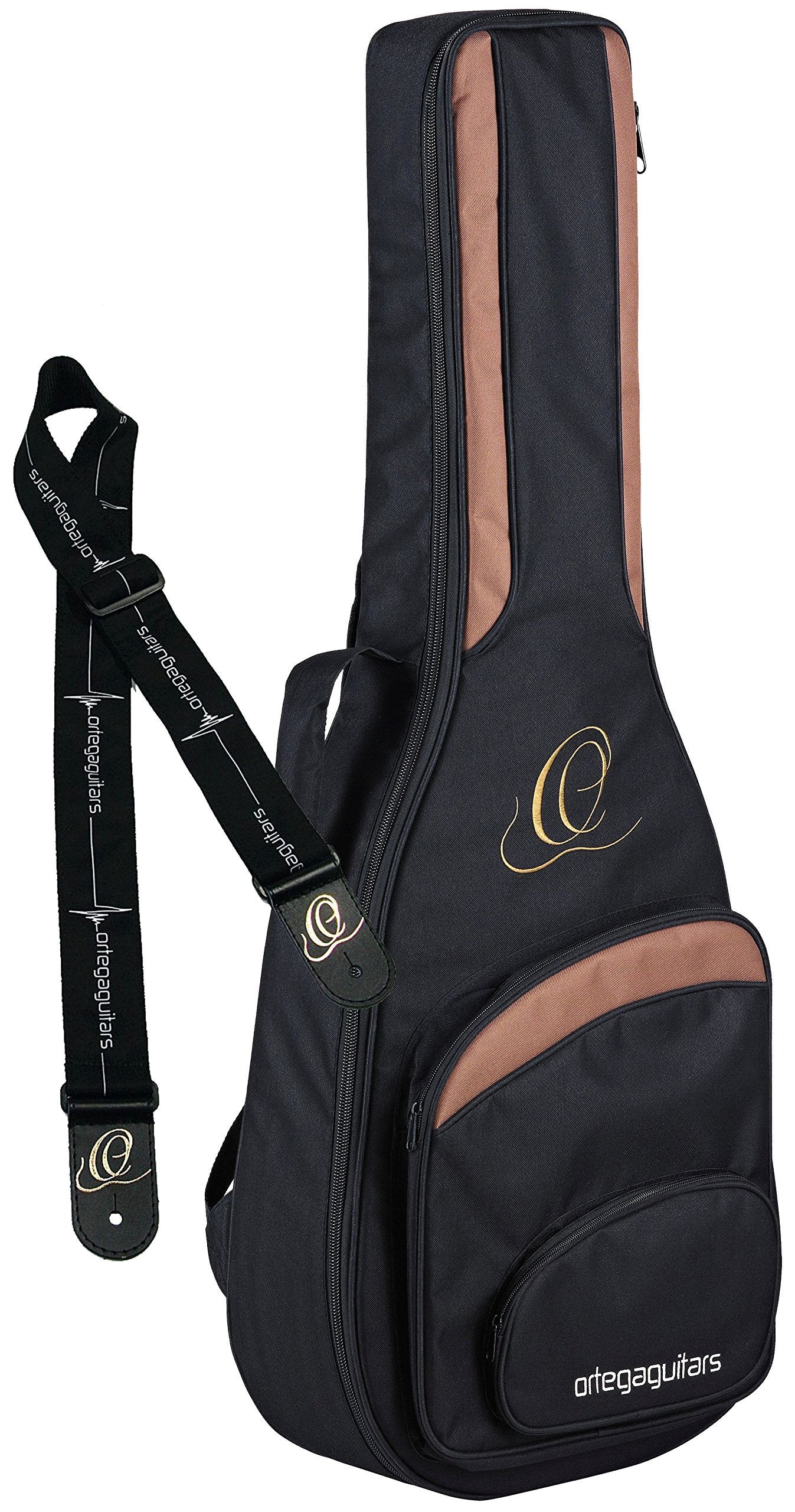 Ortega Guitars 6 String Performer Series Left-Handed Solid Top Medium Neck Acoustic-Electric Nylon Classical Guitar w/Bag, (RCE159MN-L)