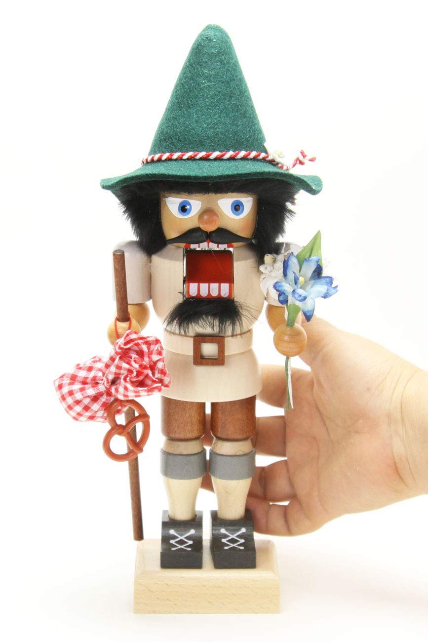 German Christmas Nutcracker Bavarian Hiker - 28,5cm / 11 inch - Christian Ulbricht