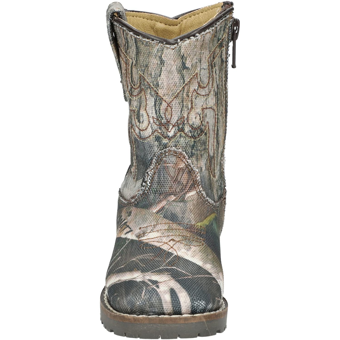 Smoky Mountain Toddler-Boys' Autry Western Boot Broad Square Toe - 2075T 3 D Brown/Pink