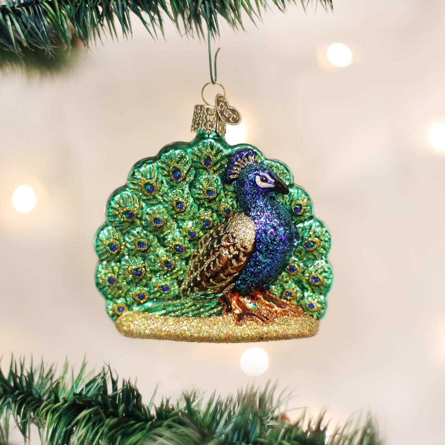 Old World Christmas Ornaments: Zoo and Wildlife Animals Glass Blown Ornaments for Christmas Tree