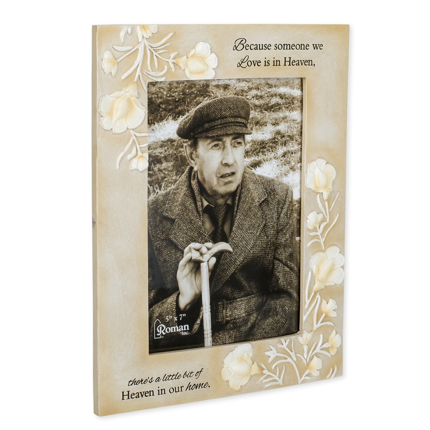 Roman There's A Little Bit of Heaven in Our Home Memorial Picture Frame Holds 5 x 7 Photo