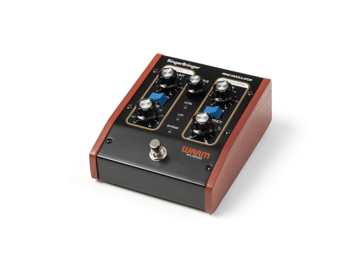 Warm Audio RingerBringer Pedal — Analog Ring Modulation Pedal With LFO, MOD, FREQ & RATE Controls