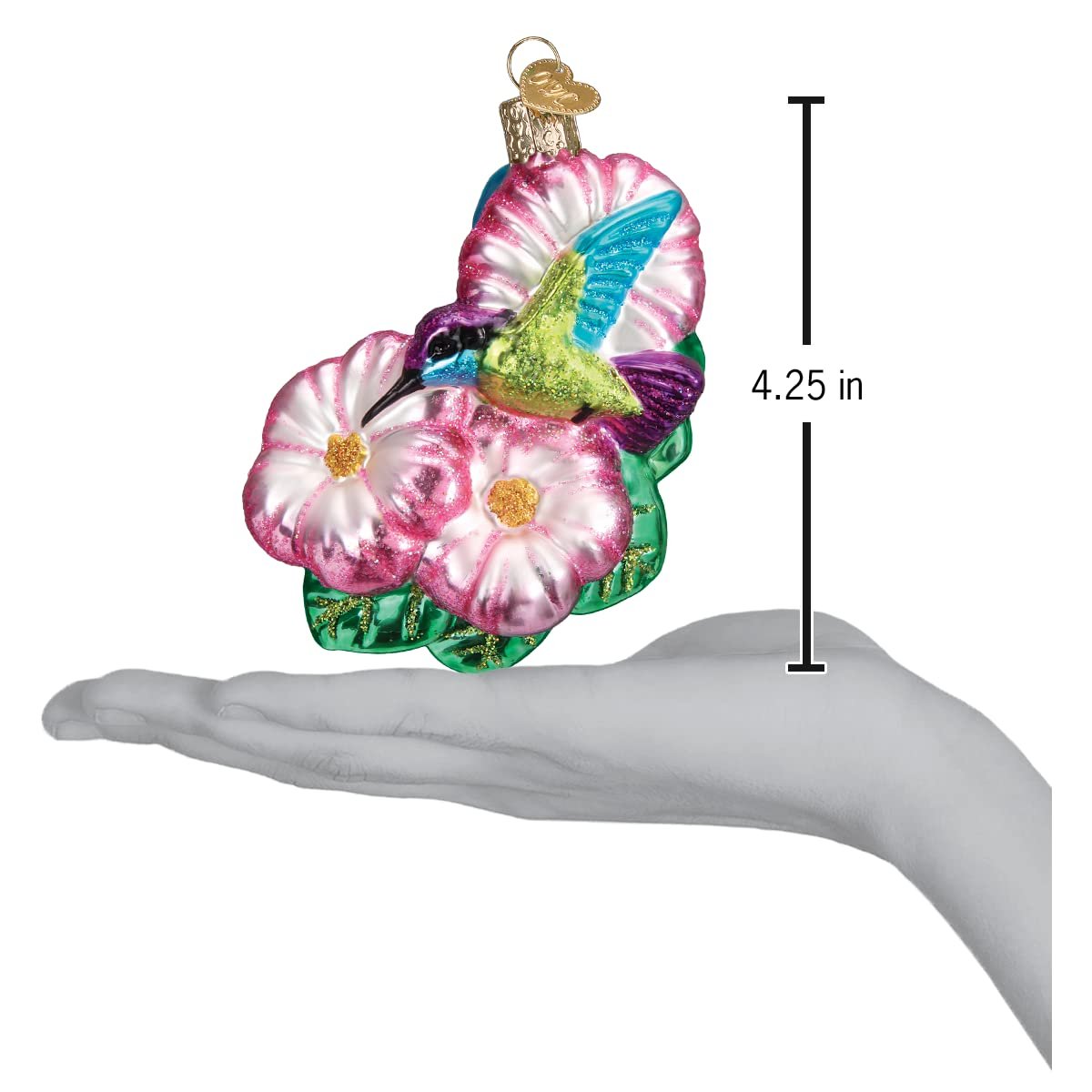 Old World Christmas Ornaments: Bird Watcher Collection Glass Blown Ornaments for Christmas Tree