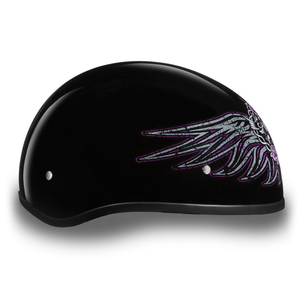 Daytona Helmets Half Skull Cap Motorcycle Helmet – DOT Approved [Graphics]…