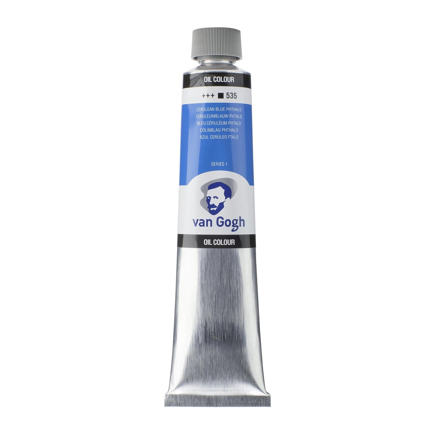 Van Gogh Oil Color Paint, 200ml Tube, Cerulean Blue Phthalo 535