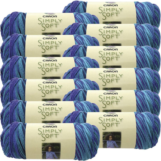 Caron International 29402222003 Simply Soft Ombre Caron Simply Soft Ombre, 5 Oz, Avocado