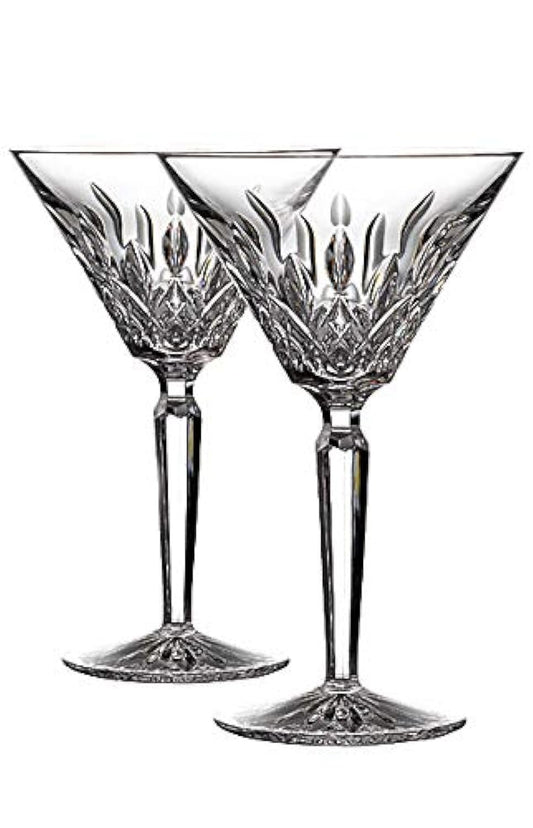 Waterford Lismore Martini Glass, Set of 2