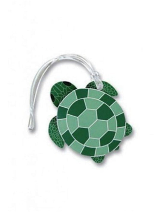 Welcome to The Islands Luggage Tag Turtle Honu Green, Teal