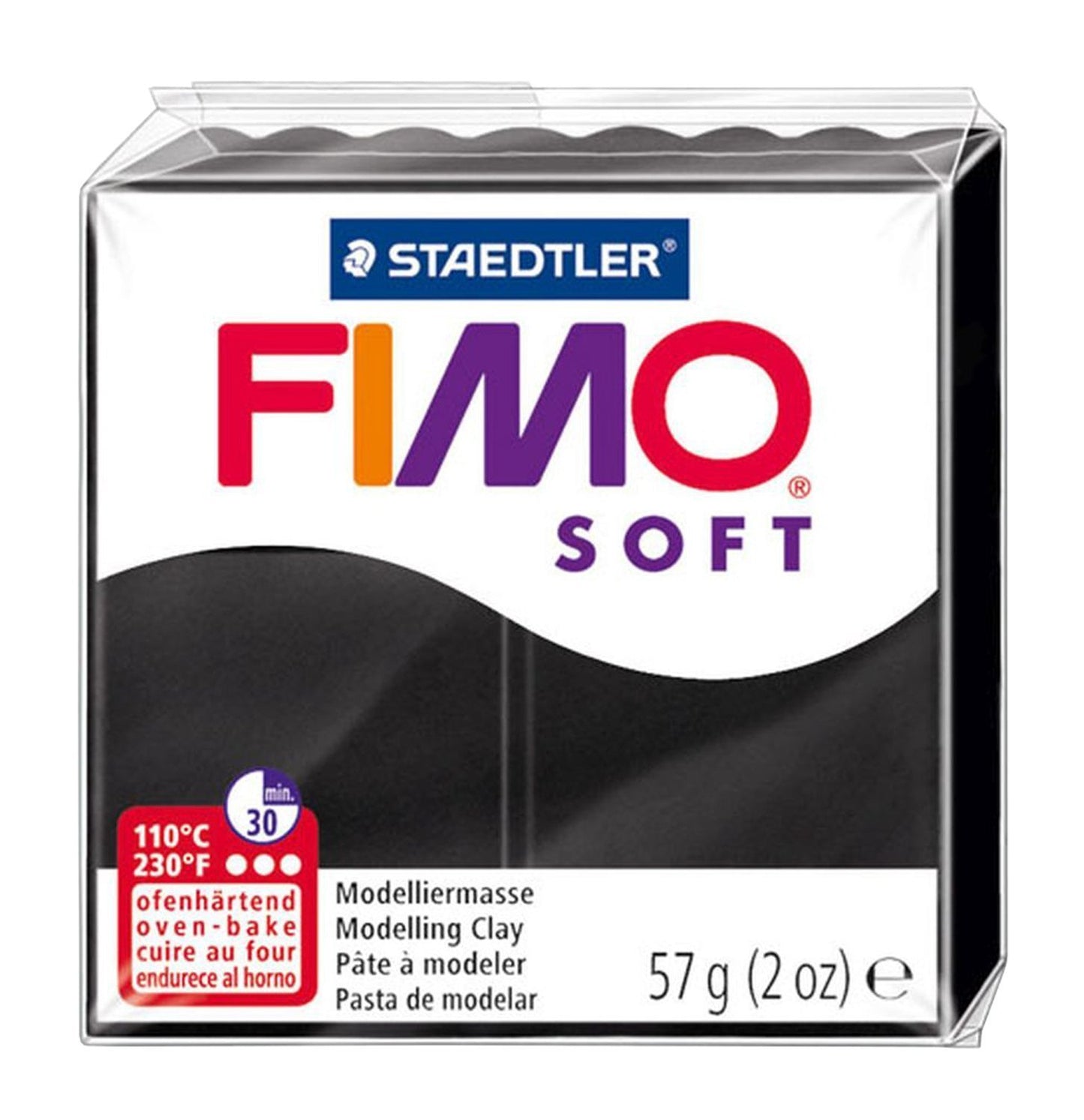 FIMO Soft Polymer Oven Modelling Clay - Most Popular Colours - 57g - Set of 3