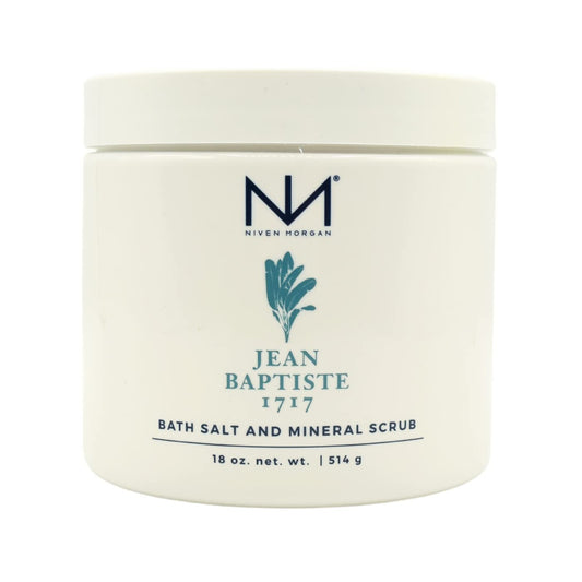 Niven Morgan Jean Baptiste 1717 Bath Salt and Mineral Scrub 18oz. 514g