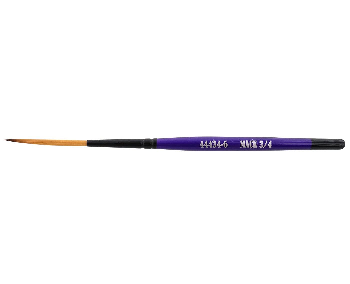 Set of (5) Series 44434 The Virus Scrolling Script Pinstriping Brushes Sizes 0-6 with 3/4 Handle and Specially Blended Golden Taklon
