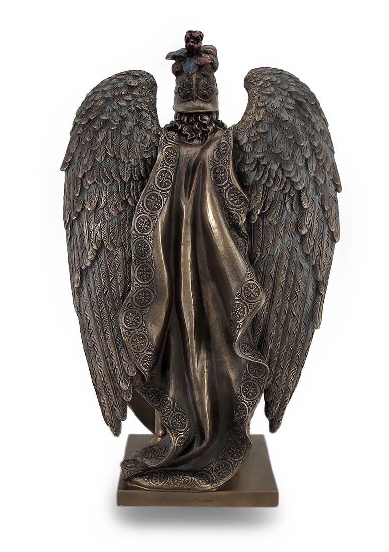 Zeckos Take Up The Shield of Faith Warrior Angel Statue Bible Verse