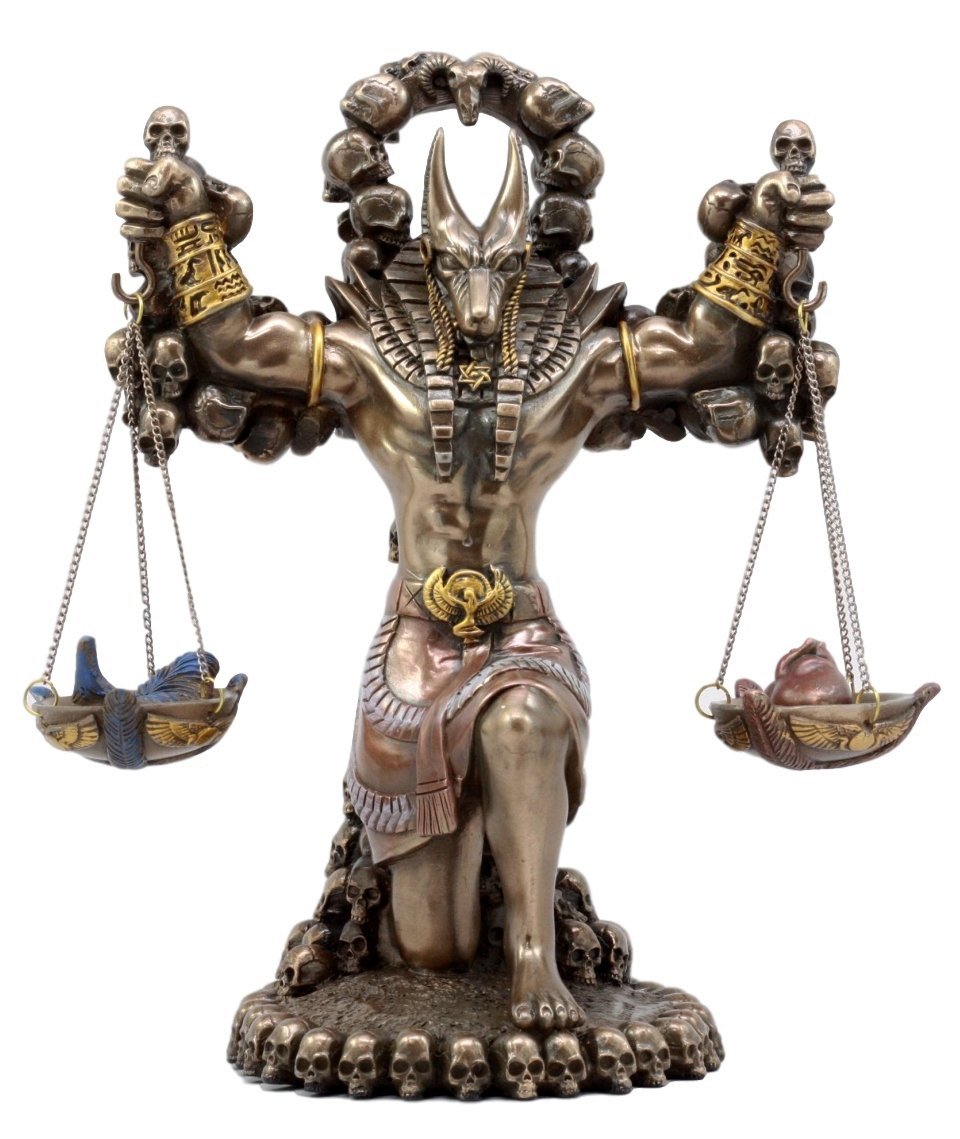 Pacific Giftware Ancient Egyptian God of Underworld Anubis Guardian of Scales Figurine 8.5 Inches (Bronze)