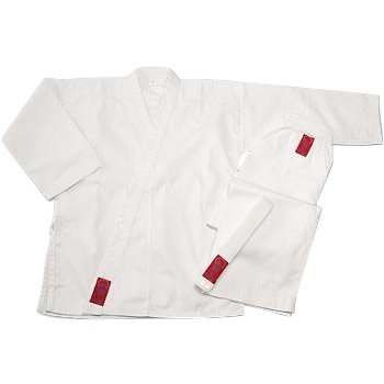 ProForce Gladiator 7.5 oz. Elastic Drawstring Medium Weight Uniform, White, 00