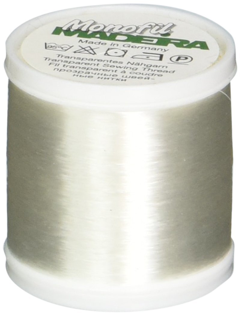 Madeira 9761-1001 Monofil Heavy Transparent Nylon Sewing & Quilting Thread, 60wt/1100 yd