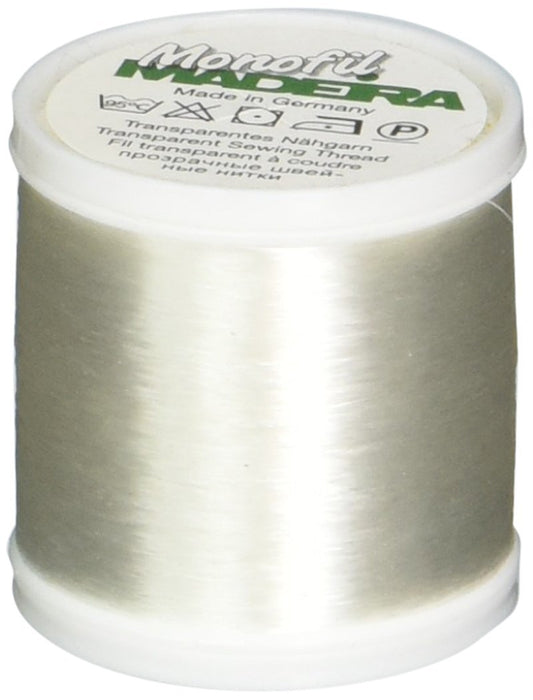 Madeira 9761-1001 Monofil Heavy Transparent Nylon Sewing & Quilting Thread, 60wt/1100 yd