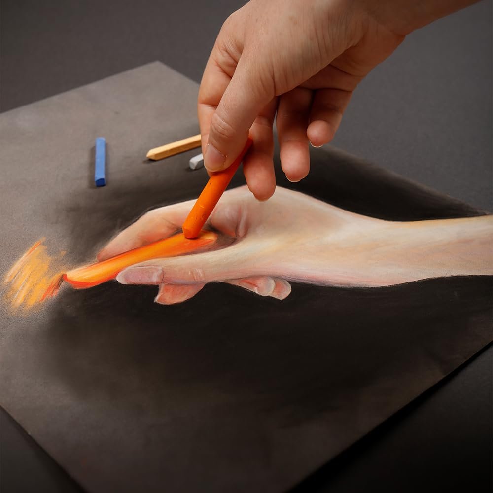 Clairefontaine PastelMat Pastel Card Pad, 360 g, 12 Sheets - Assorted Colours